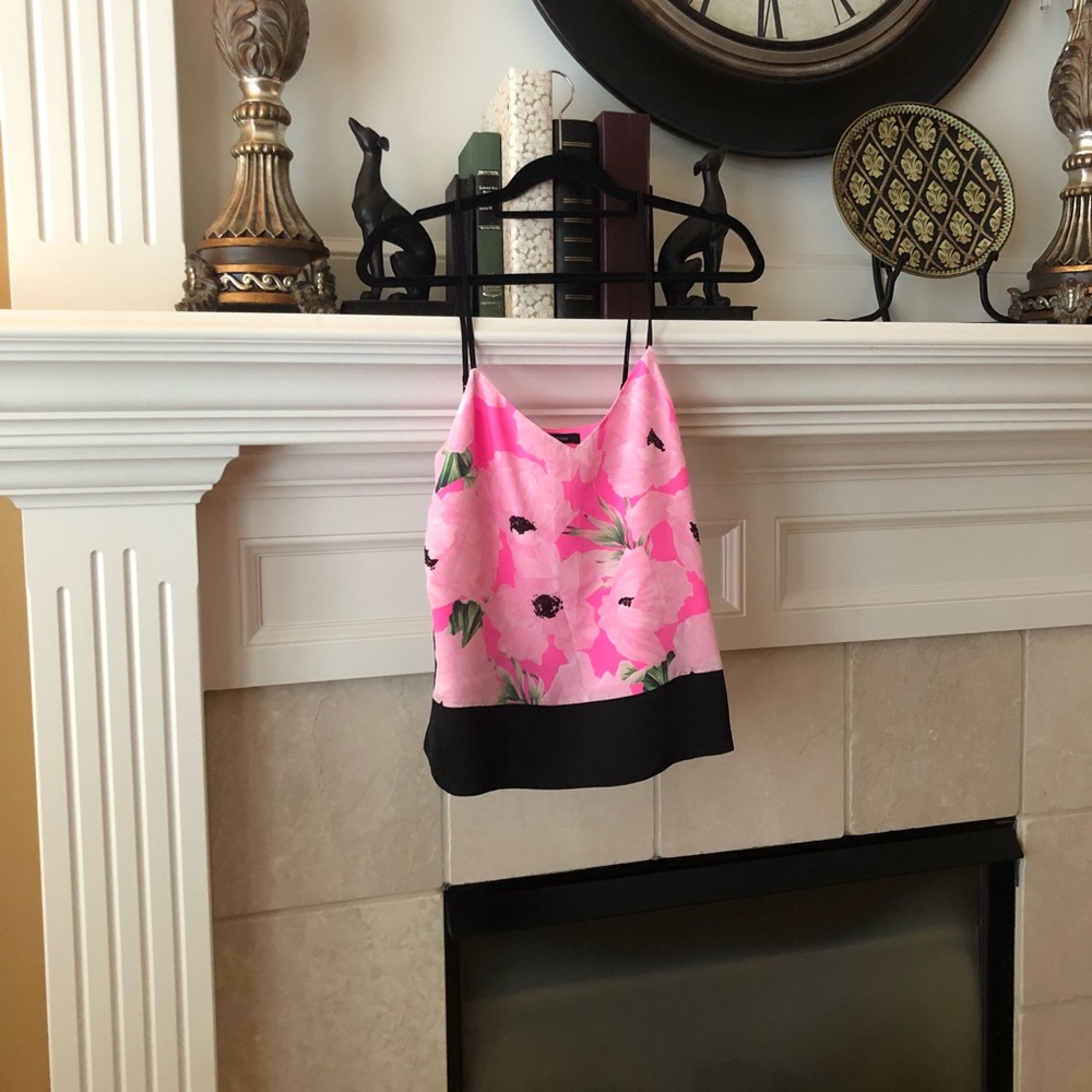French Connection Pink Floral Top (size: 4)